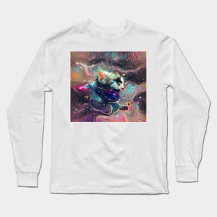 Astronaut Cat Long Sleeve T-Shirt